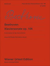 Piano Sonata, Op. 106 piano sheet music cover
